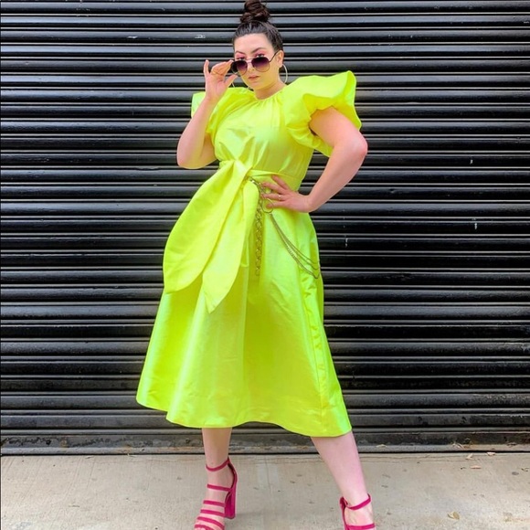 Christopher John Rogers Dresses & Skirts - NWT Christopher John Rogers Puff Sleeve Dress